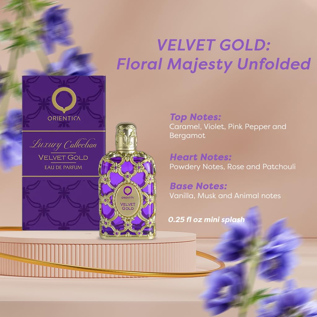 ORIENTICA 5 PCS MINI SET: ROYAL AMBER 0.25 EAU DE PARFUM + AMBER ROUGE 0.25 EAU DE PARFUM + OUD SAFFRON 0.25 EAU DE PARFUM + VELVET GOLD 0.25 EAU DE PARFUM + ROYAL BLEU 0.25 EAU DE PARFUM