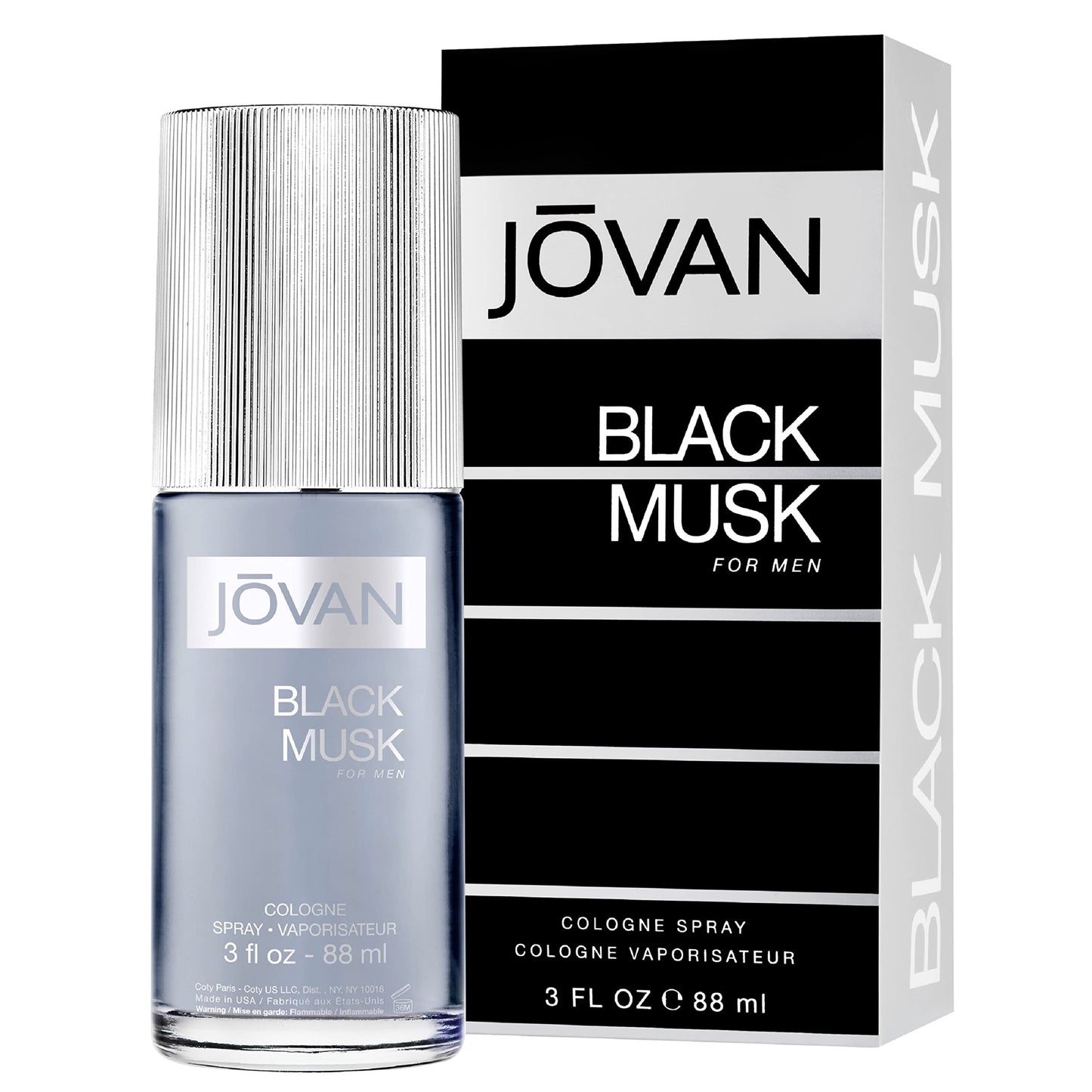 JOVAN MUSK BLACK 3.0 EDC MEN