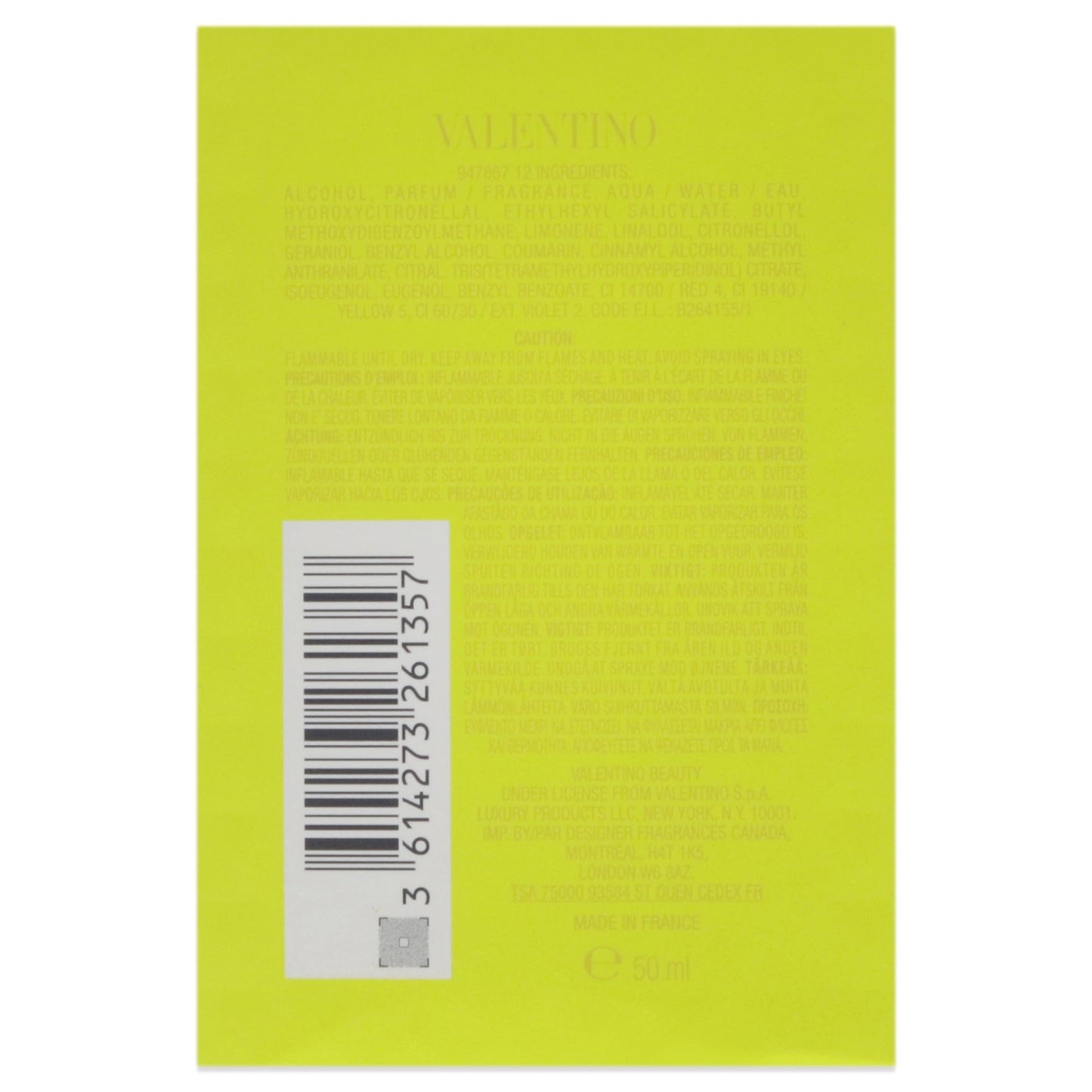 VALENTINO BORN IN ROMA YELLOW DREAM 1.7 EDP WOMEN