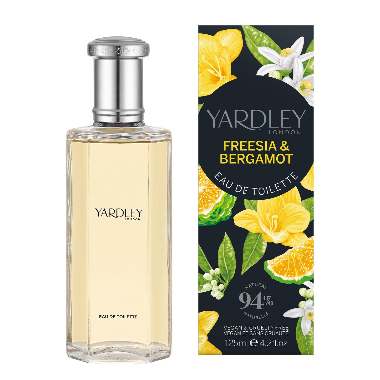 YARDLEY FREESIA & BERGAMOT WOMEN 125ML EDT SPRAY