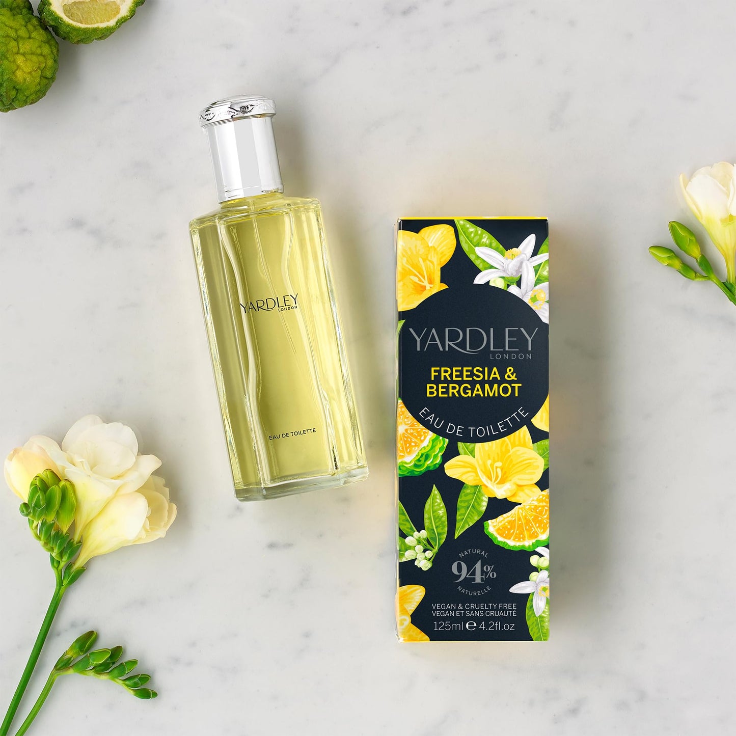 YARDLEY FREESIA & BERGAMOT WOMEN 125ML EDT SPRAY