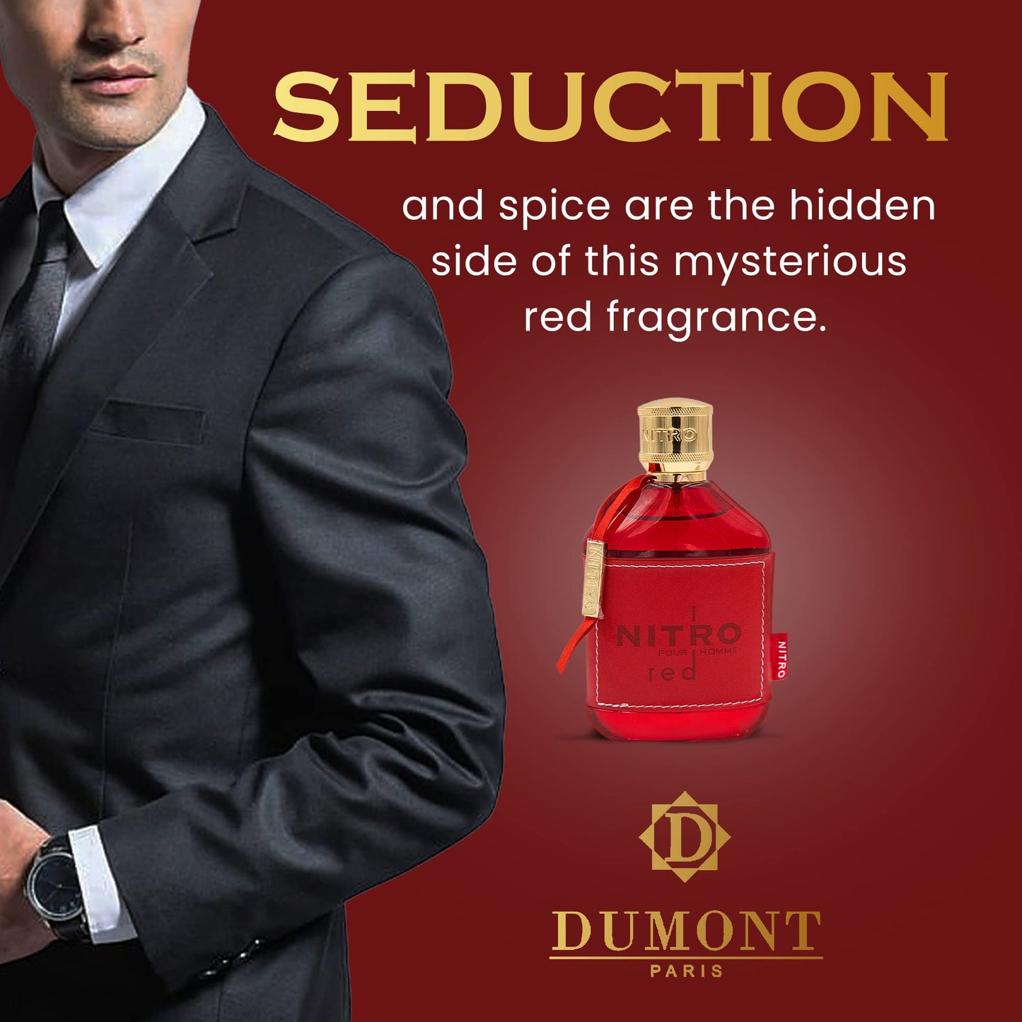 DUMONT NITRO RED 3.4 EDP FOR MEN