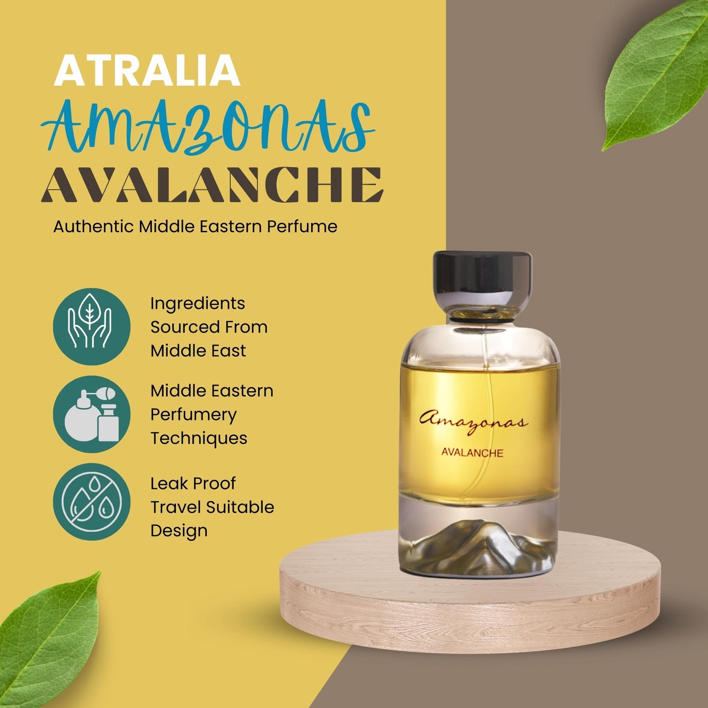 ATRALIA AMAZONAS AVALANCHE 100ML EDP SPRAY MEN