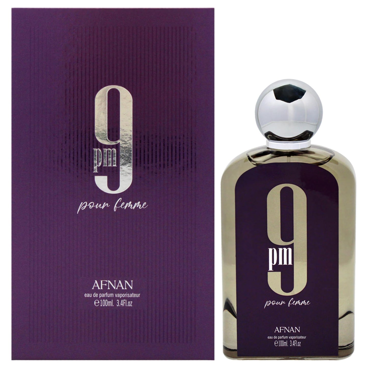 AFNAN 9PM 3.4 EDP WOMEN (PURPLE BOTTLE)
