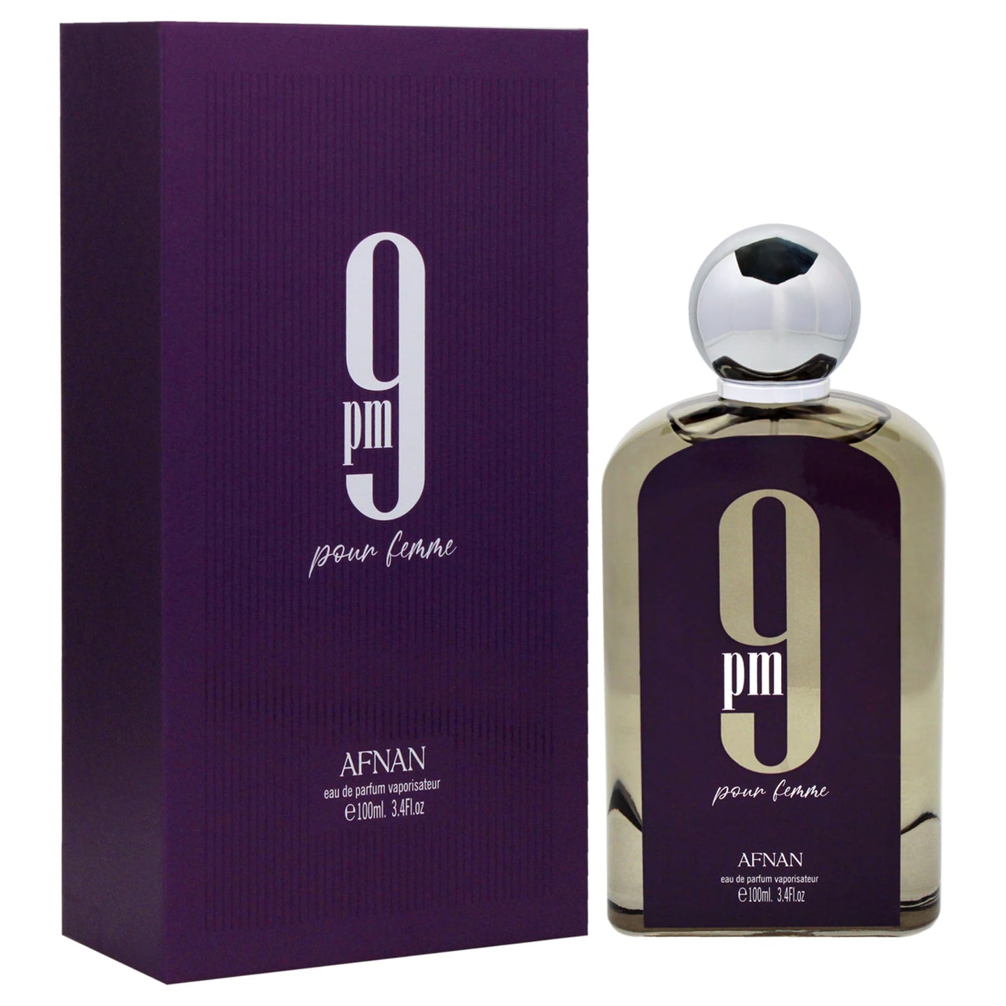 AFNAN 9PM 3.4 EDP WOMEN (PURPLE BOTTLE)