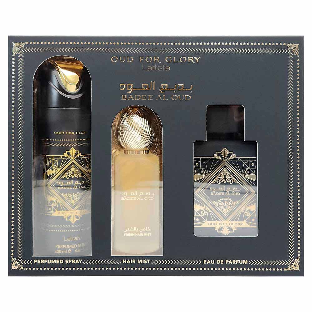 LATTAFA- BADEE OUD 3PC GIFT SET