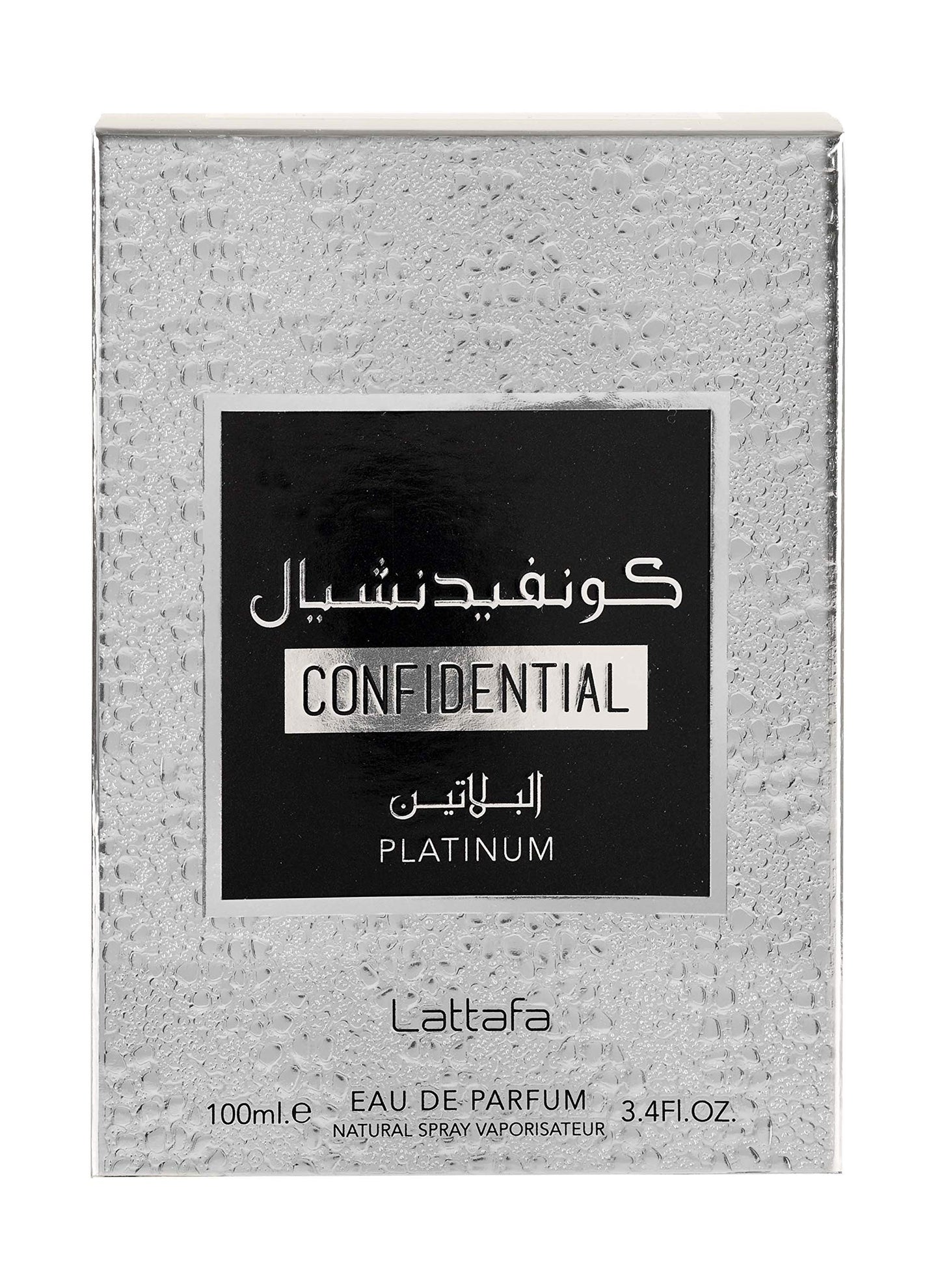 LATTAFA CONFIDENTIAL PLATINUM 3.4 EDP UNISEX