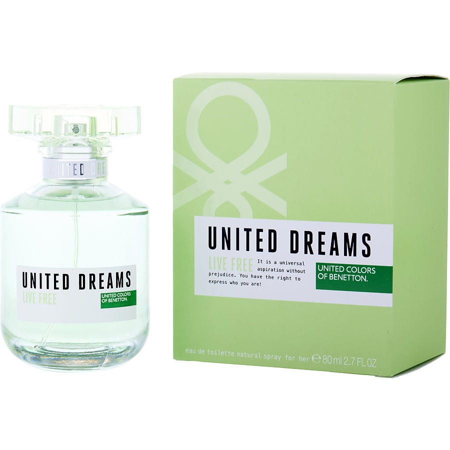 BENETTON UNITED DREAM LIVE FREE 2.7 EDT WOMEN