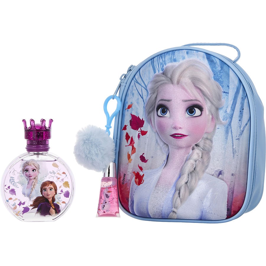 DISNEY FROZEN 2 3.4 EDT WOMEN + LIP GLOSS + ZIP CASE