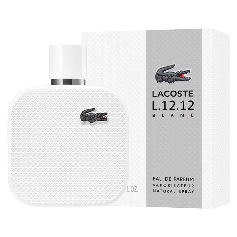 Lacoste Eau De L12.12 Blanc Edp 3.4 Oz Spray For Men