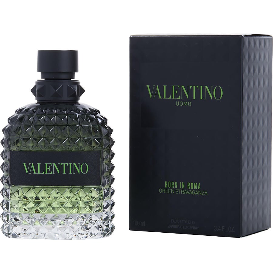 VALENTINO BORN IN ROMA GREEN STRAVAGANZA 3.4 EDT MEN