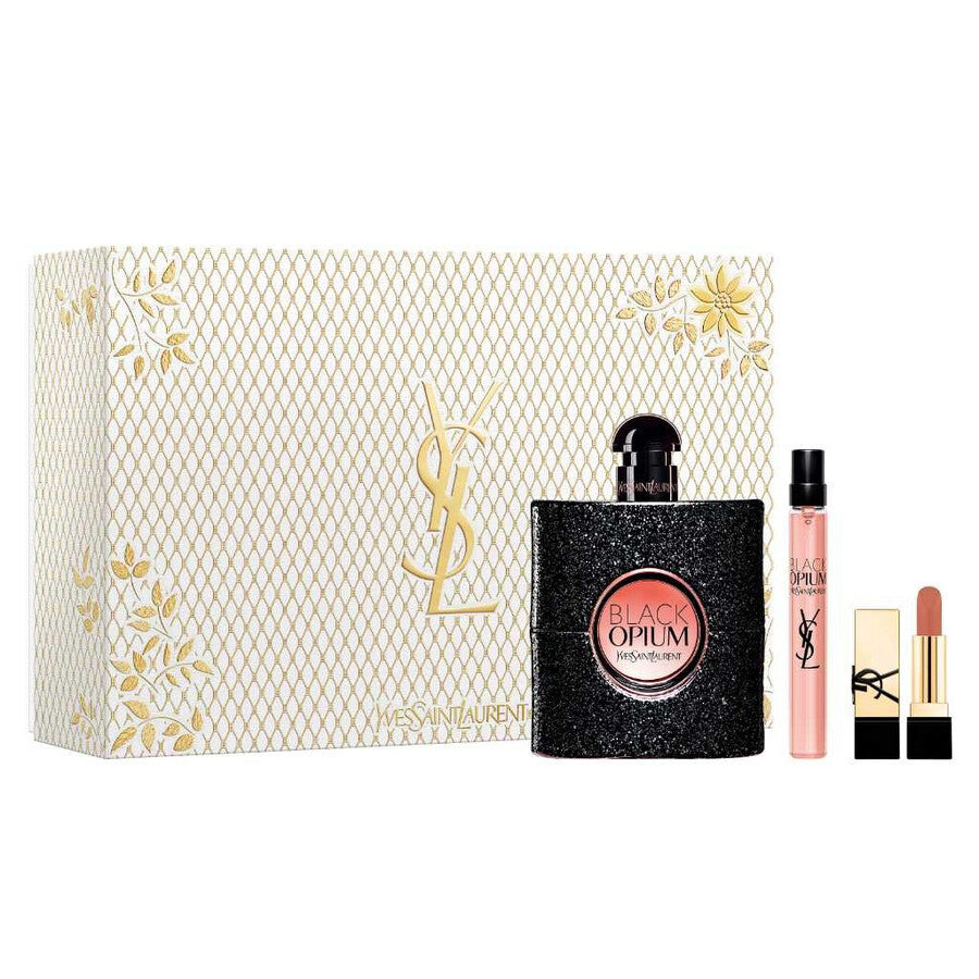 YSL OPIUM BLACK 3.0 EDP WOMEN + 10ML + ROUGE LIPSTICK