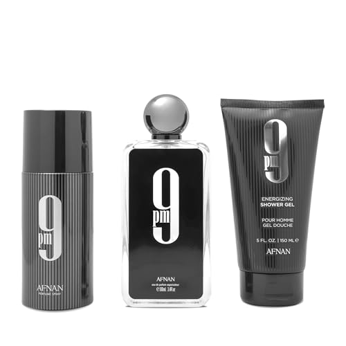 AFNAN 9PM 3.4 EDP MEN + 5.0 S/G + 5.0 DEO SPRAY