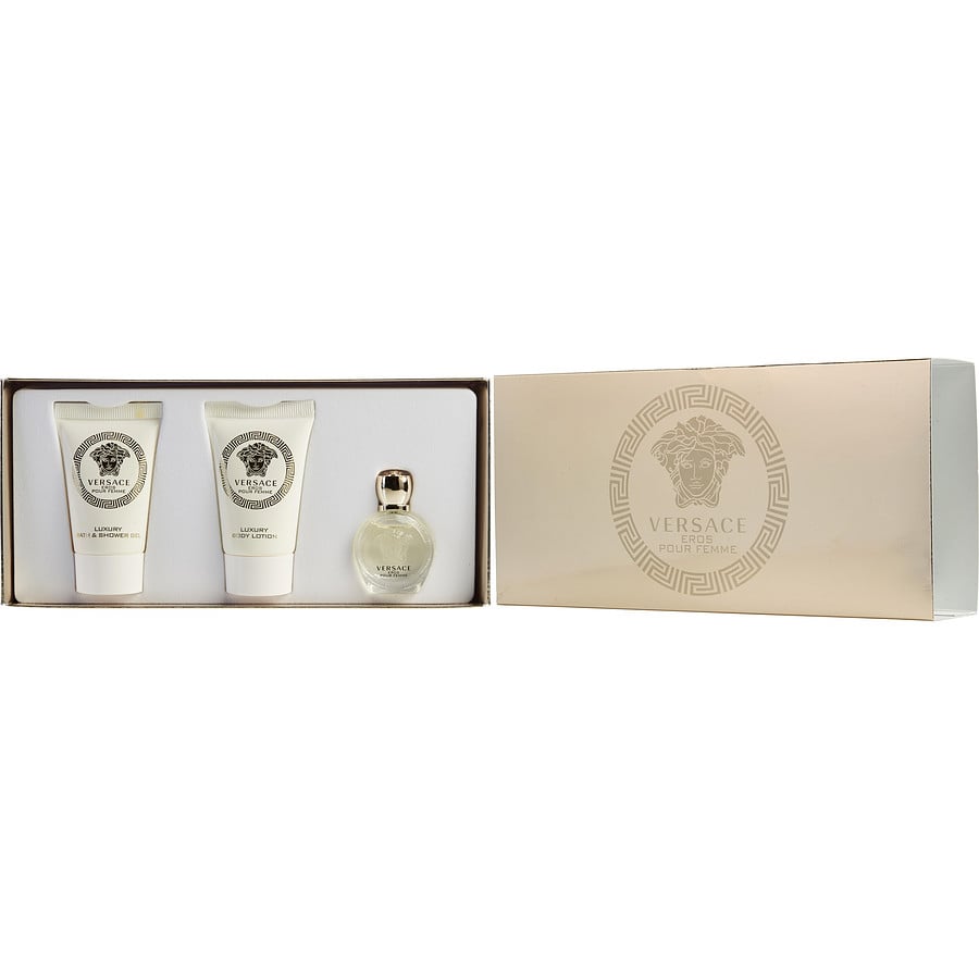 EROS POUR FEMME GIFTSET 5ML / 0.17OZ EDP 25ML / 0.8OZ B/S GEL 25ML / 0.8 B/L