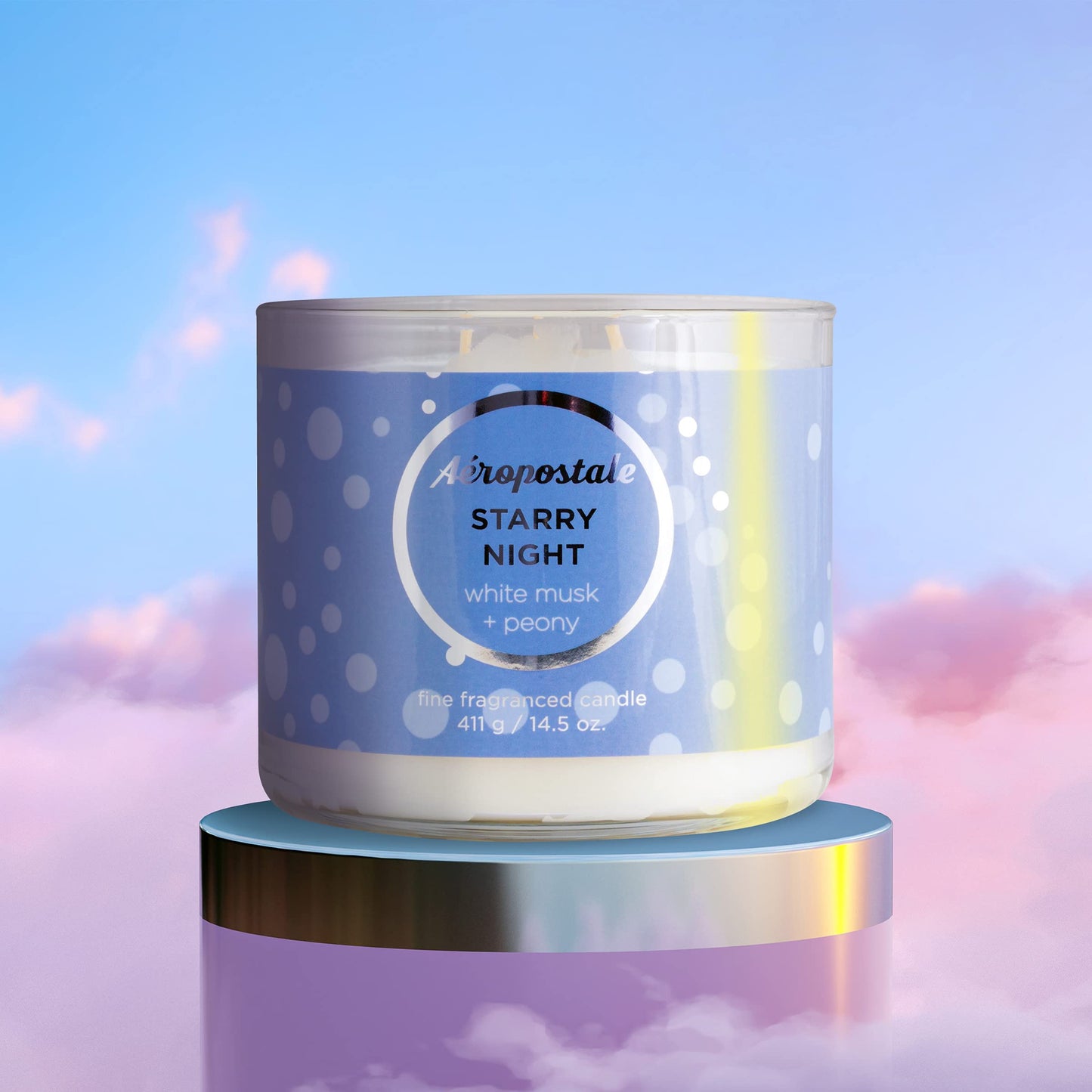 AEROPOSTALE STARRY NIGHT CANDLE 14.5