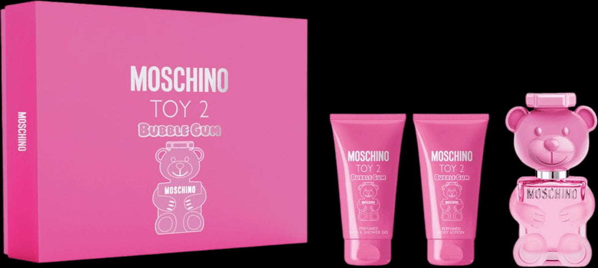 MOSCHINO TOY 2 BUBBLE GUM 1.7 EDT WOMEN + 1.7 S/G + 1.7 B/L