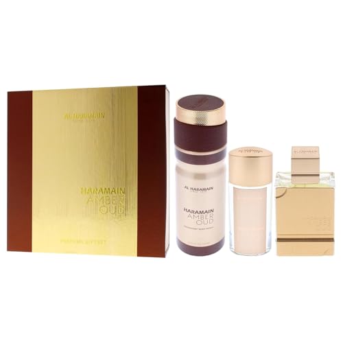 AL HARAMAIN AMBER OUD GOLD(U)(H/B)(LI FREE)3PC SET(2.5oz edp sp,1.0oz edp sp,6.6oz Body Sp)