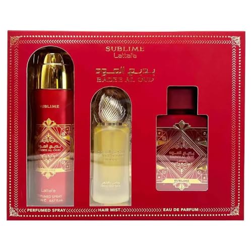 LATTAFA BADEE SUBLIME 3PC GIFT SET