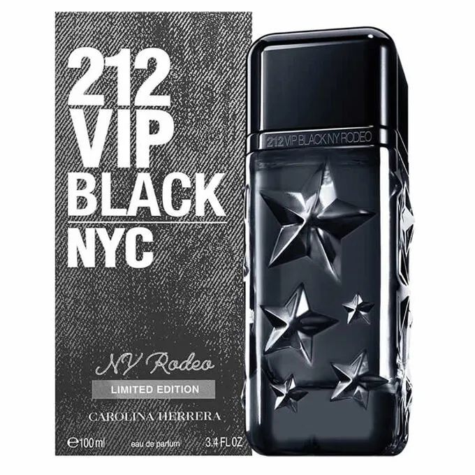 Carolina Herrera 212 Vip Black Rodeo Edition 3.4 oz EDP for Men