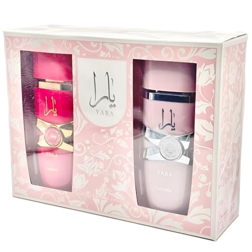 LATTAFA YARA 5TH ANNIVERSARY 2 PCS GIFT SET YARA AND CANDY