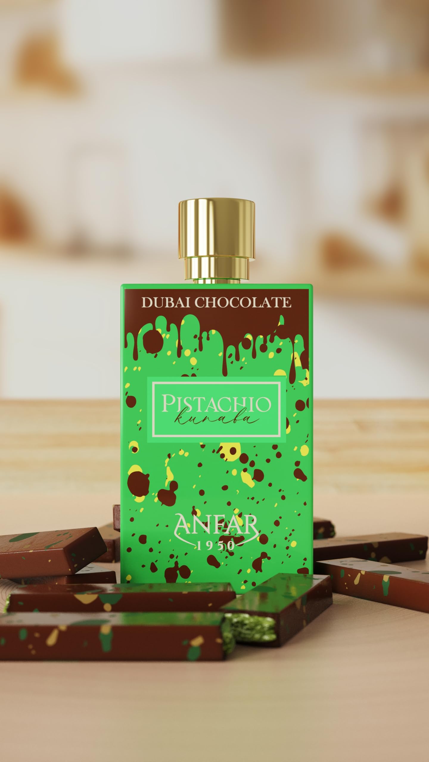 ANFAR PISTACHIO KUNAFA(U)EXTRAIT DE PARFUM SP 2.7oz(DUBAI CHOCOLATE)