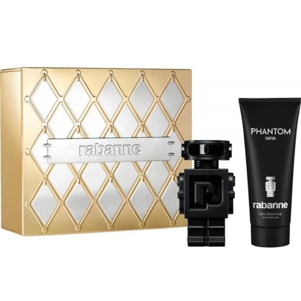 PACO RABANNE PHANTOM PARFUM 3.4 MEN + 3.4 SG