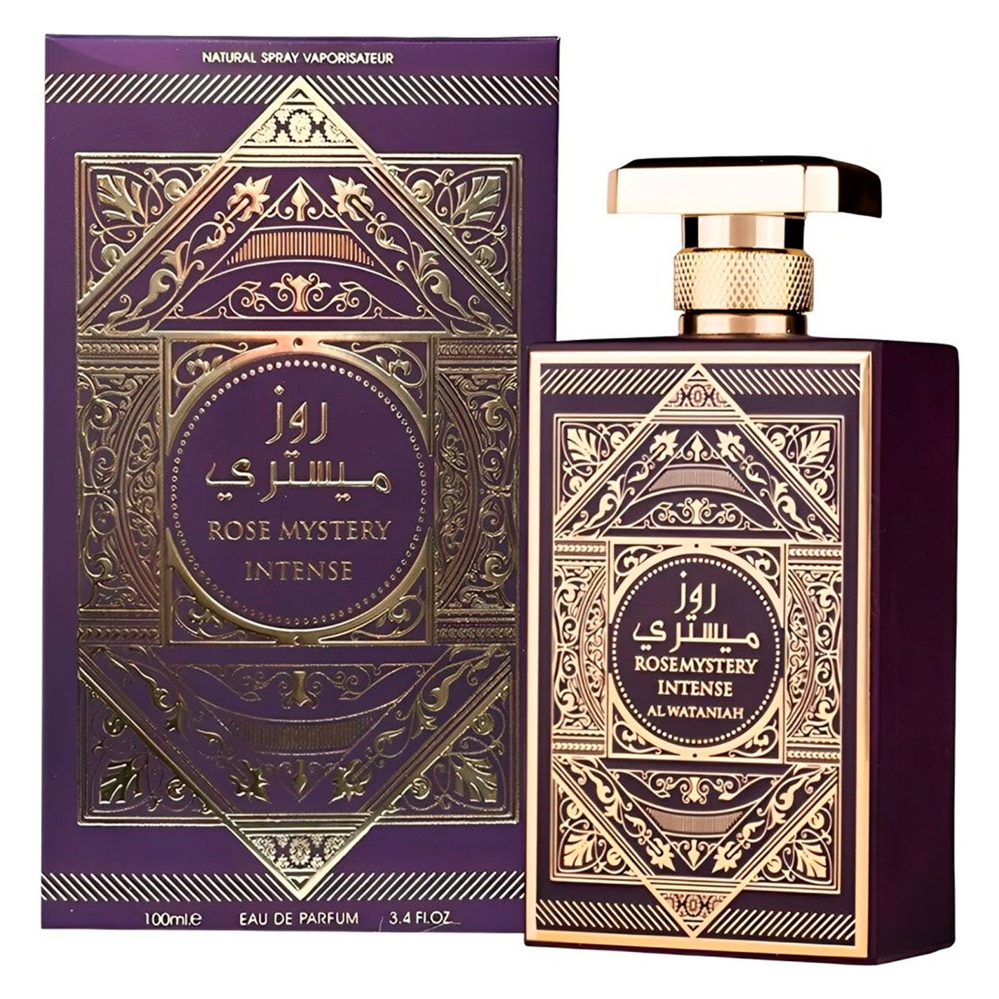 Al Wataniah Rose Mystery Intense 3.4 oz Eau de Parfum for Unisex