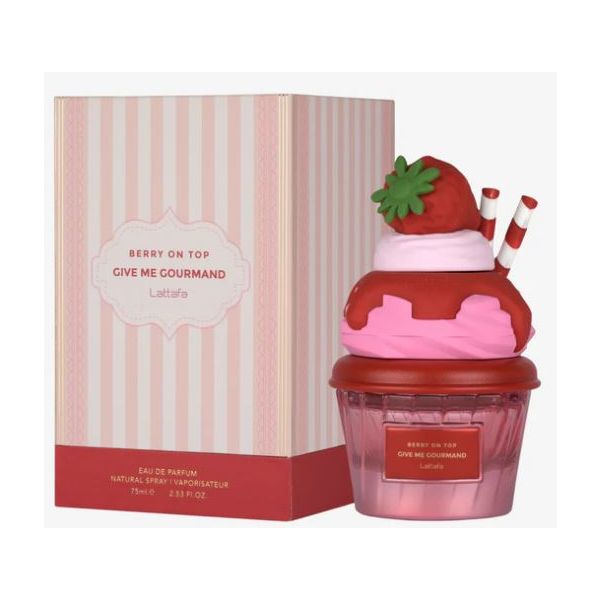 LATTAFA GIVE ME GOURMAND BERRY ON TOP 75ML EDP SPRAY