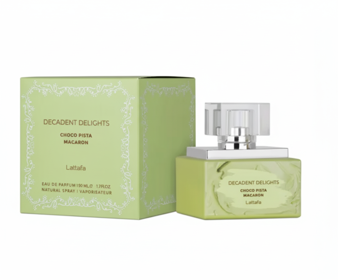 LATTAFA DECADENT DELIGHTS MACARON CHOCO PISTA 50ML
