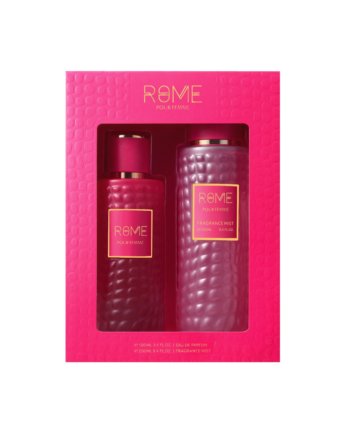 BHARARA MAST PERFUME ROME POUR FEMME SET 2PCS WOMEN EDP 3.4oz + 8.4oz