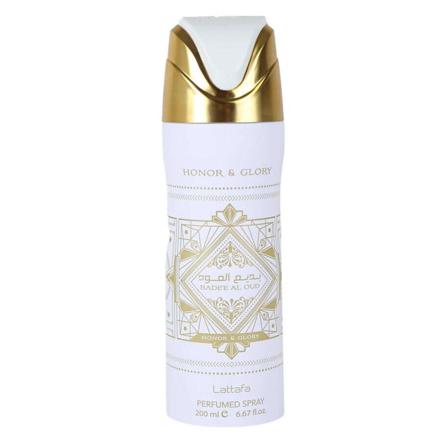 LATTAFA BADEE AL OUD HONOR & GLORY WHITE 6.7 BODY SPRAY
