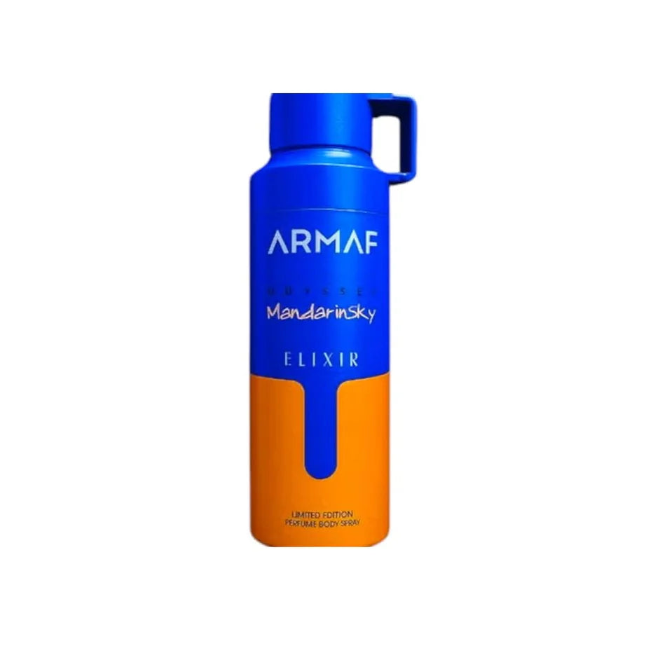 Armaf Odyssey Mandarin Sky Elixir Body Spray 6.8 Oz Spray For Men