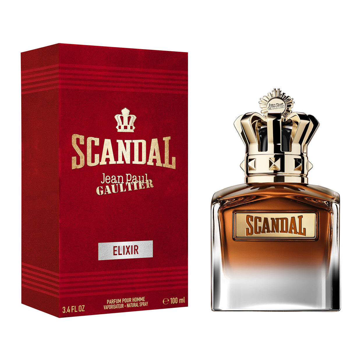 JEAN PAUL G SCANDAL ELIXIR 3.4 PARFUM MEN