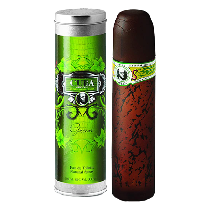 Cuba Green 3.4 oz Eau de Toilette for Men