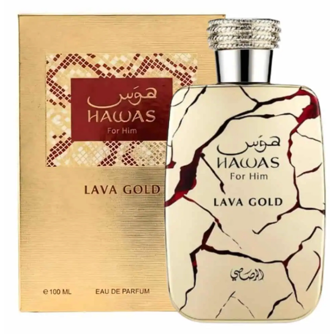 Rasasi Hawas Lava Gold 100 ml Eau de Parfum for Men