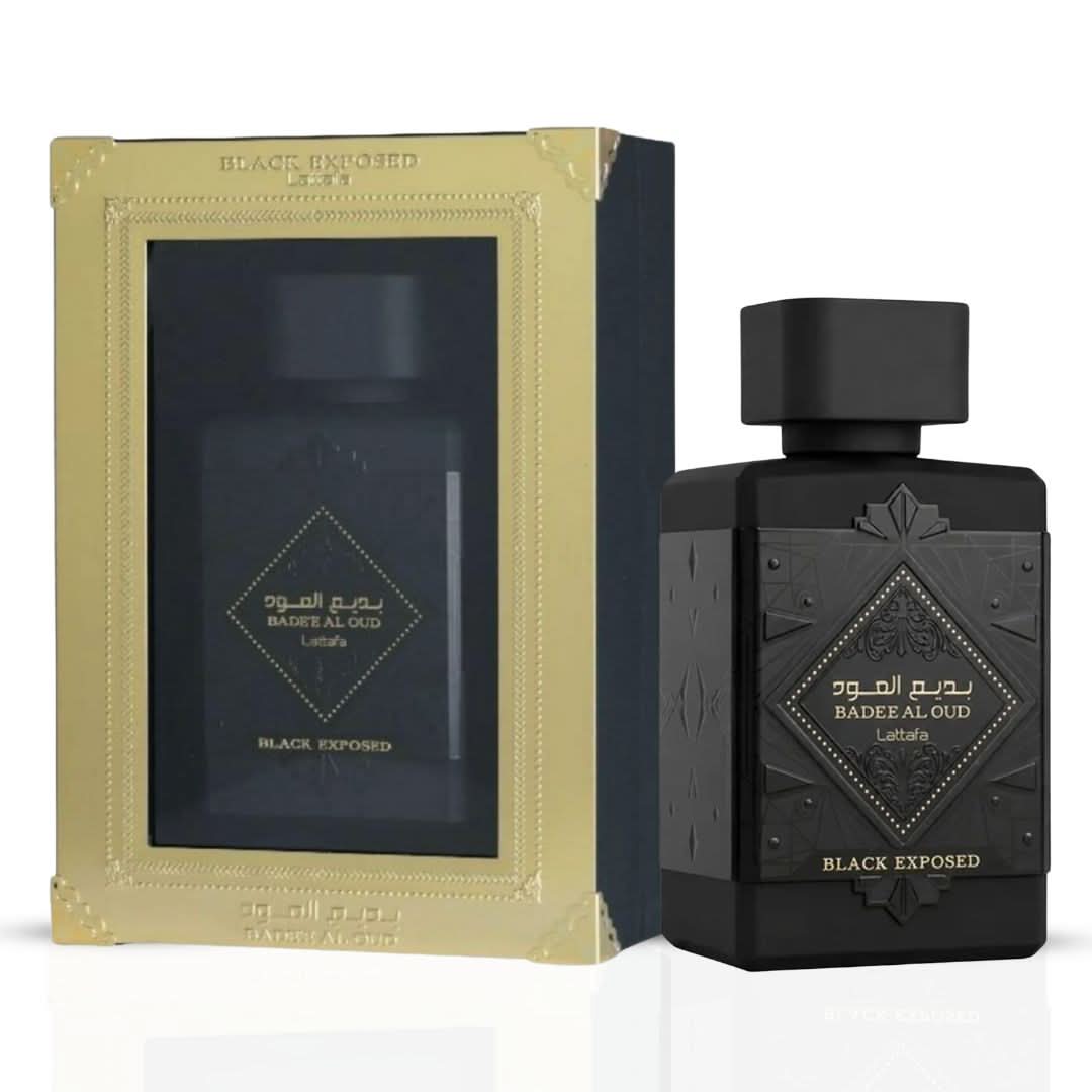 Lattafa Badee Al Oud Black Exposed 100 ml Eau de Parfum for Unisex