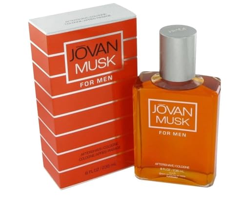 JOVAN MUSK MEN COLOGNE AFTER SHAVE 8.0OZ (LI FREE)