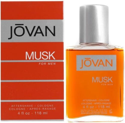 JOVAN MUSK MEN 4.0OZ COL/ A/SHAVE (LI FREE)