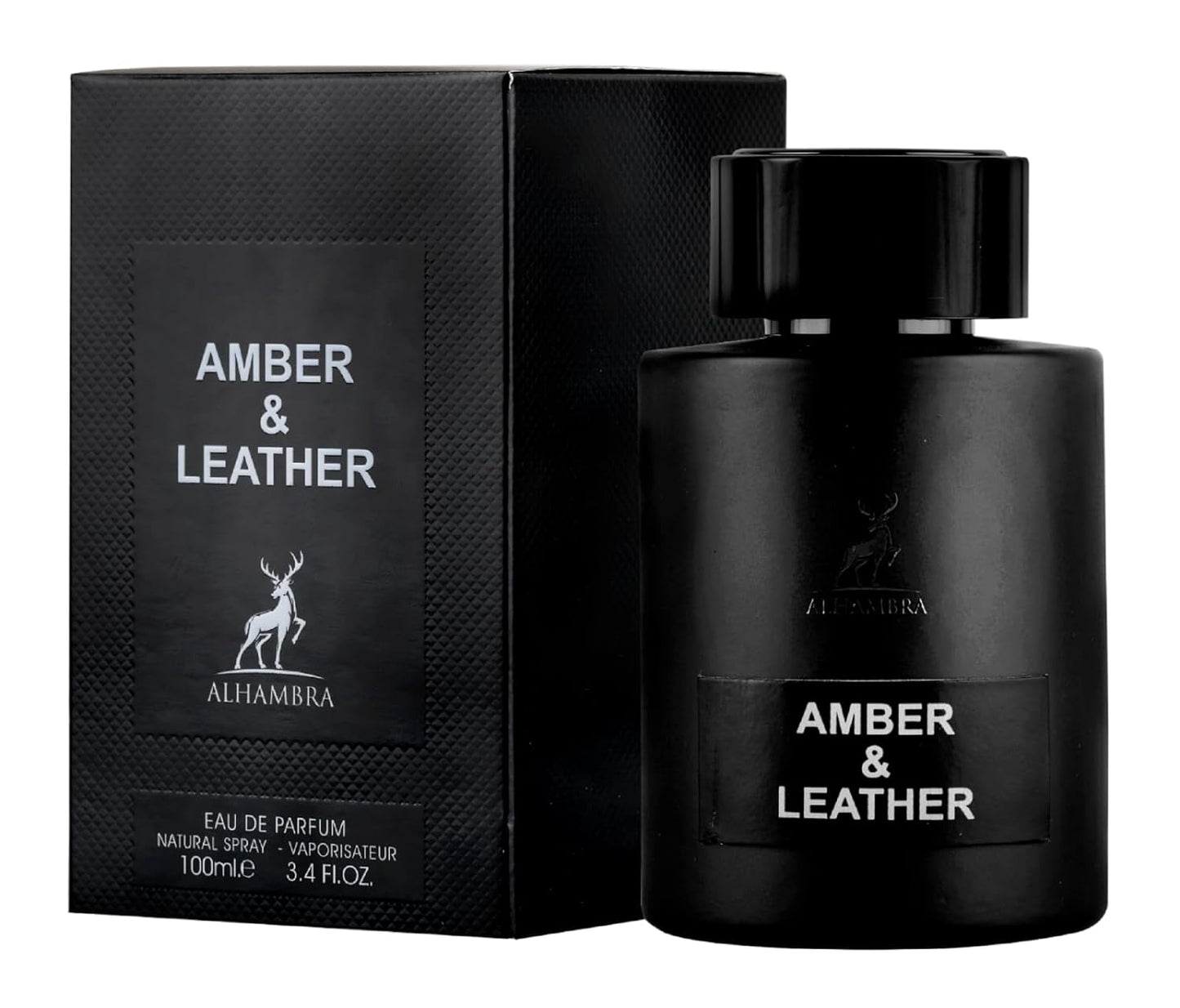 MAISON ALHAMBRA AMBER AND LEATHER 3.4 EDP MEN