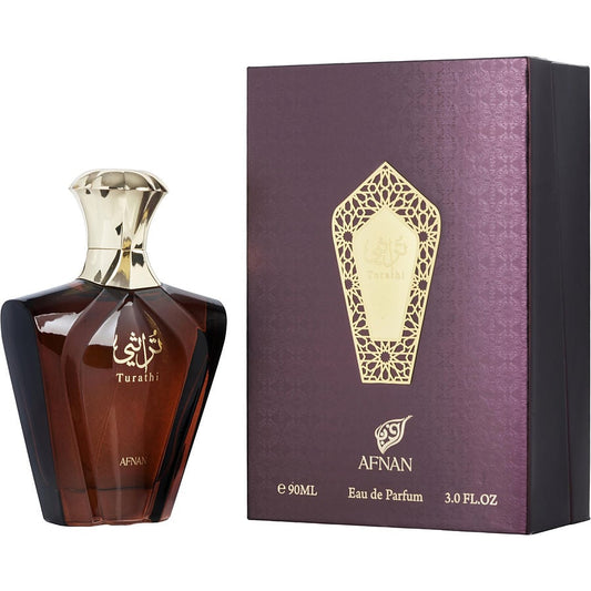 Afnan Turathi Brown 3.0 oz Eau de Parfum for Men