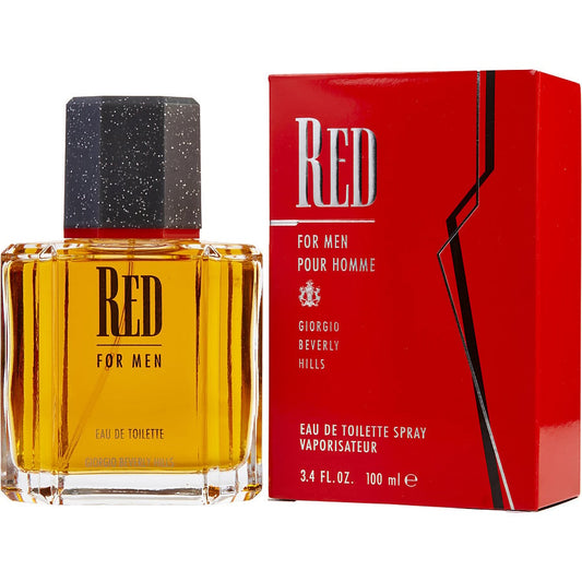 RED by GIORGIO(M)EDT SP 3.4oz(LI FREE)
