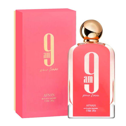 AFNAN 9AM 3.4 EDP WOMEN (PINK BOTTLE)