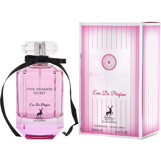 MAISON ALHAMBRA PINK SHIMMER SECRET 3.4 EDP WOMEN