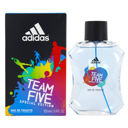 Adidas Team Five Special Edition 3.4 oz Eau de Toilette for Men