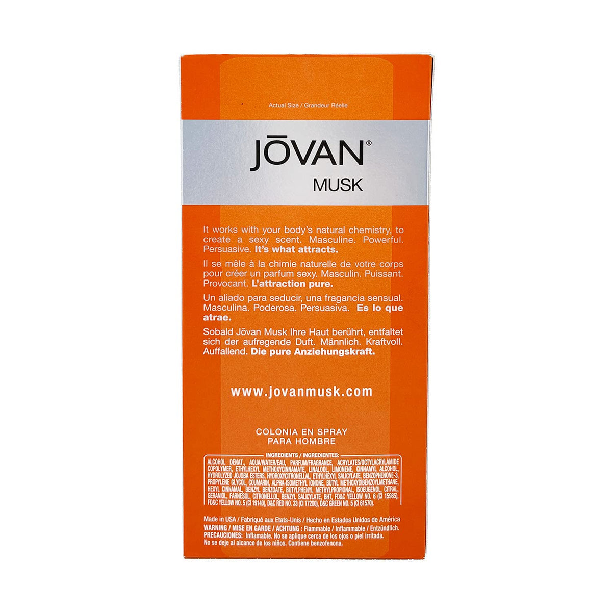 JOVAN MUSK 3.0 EDC MEN
