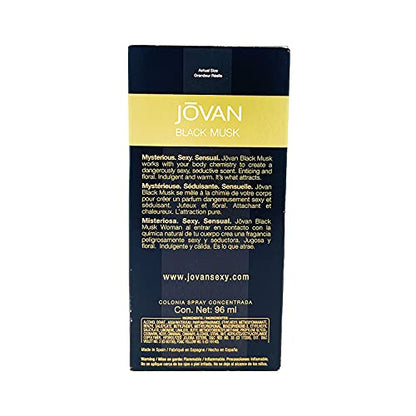 Jovan Musk Black 3.25 oz Eau de Cologne for Women