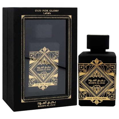 LATTAFA BADE' E AL OUD OUD FOR GLORY MEN EDP SPRAY3.4OZ