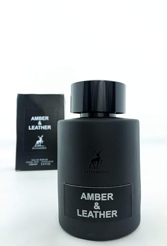 MAISON ALHAMBRA AMBER AND LEATHER 3.4 EDP MEN