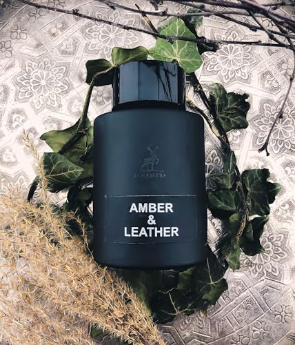 MAISON ALHAMBRA AMBER AND LEATHER 3.4 EDP MEN