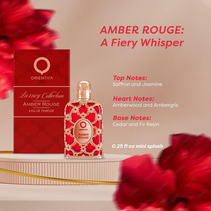 ORIENTICA 5 PCS MINI SET: ROYAL AMBER 0.25 EAU DE PARFUM + AMBER ROUGE 0.25 EAU DE PARFUM + OUD SAFFRON 0.25 EAU DE PARFUM + VELVET GOLD 0.25 EAU DE PARFUM + ROYAL BLEU 0.25 EAU DE PARFUM